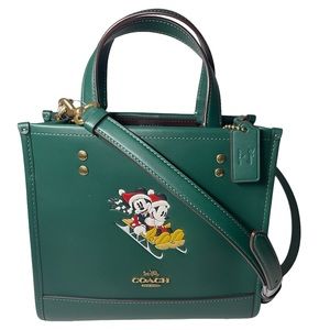 Disney x Coach Dempsey Tote 22 With sled Motif cm844 $516
